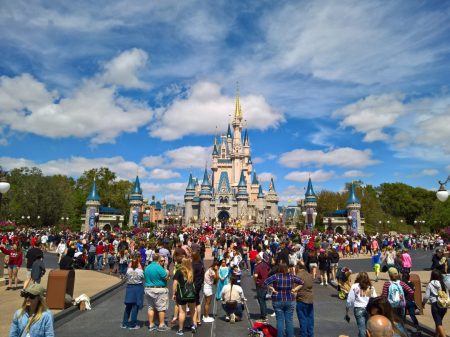 Crowds at Magic Kingdom, Disney World