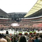 Wembley stadium waiting for Adele concert to start